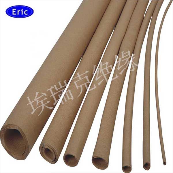 Flexible insulation crepe paper tube